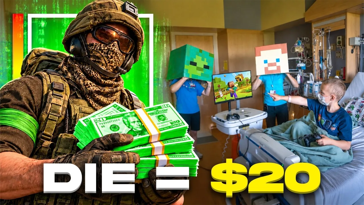 Thumbnail of the Wardogs charity video: every death is a $20 donation