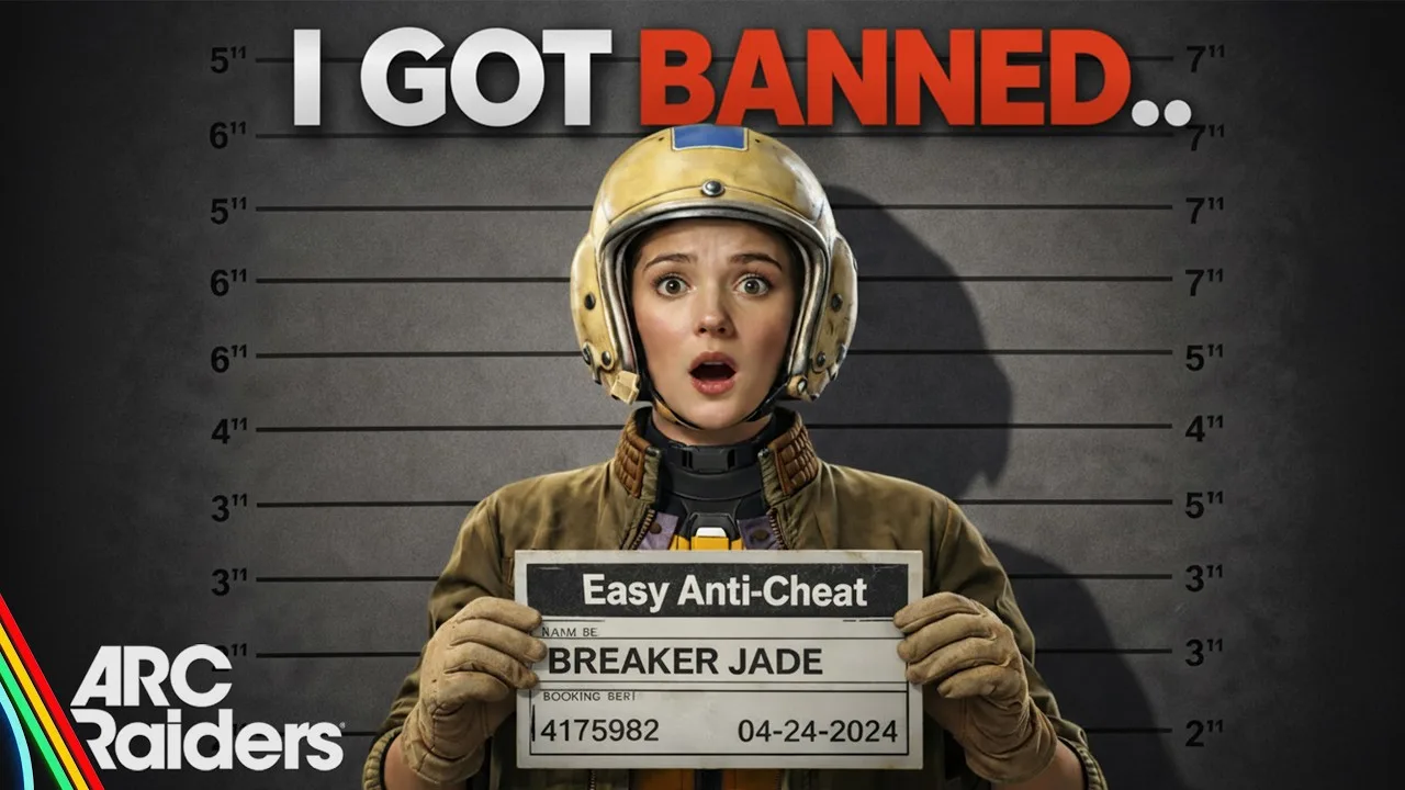 Getting banned for using Arc Raiders cheats, from the Arctic Cheats YouTube channel