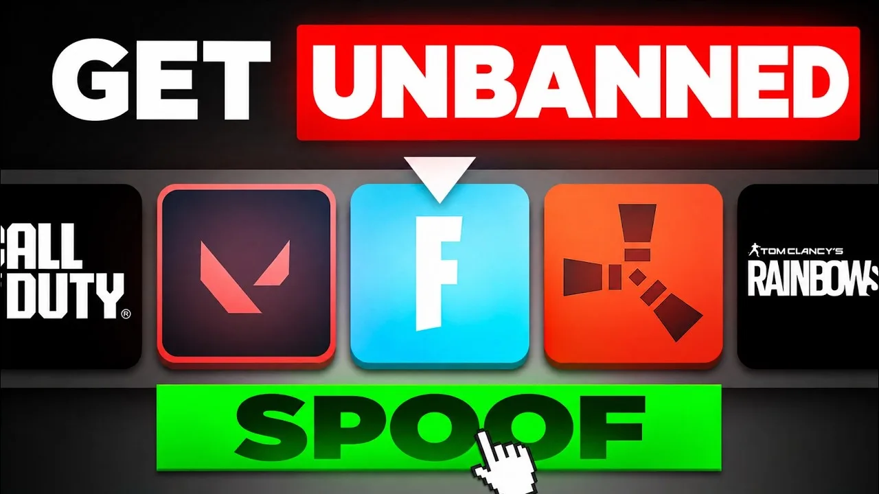 How to use a HWID spoofer to fix a HWID ban, from the Arctic Cheats YouTube channel