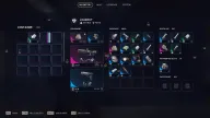 Inventory loadout screen overlaid with enemy and loot ESP distance labels showing raiders and items — Hydra Arc Raiders cheat