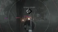 NPC ESP labels grunts, cowboys and a spider with distances in a rainy swamp forest — Hydra Hunt Showdown cheat