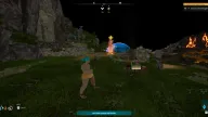 NPC skeleton ESP on a soldier with world markers for Pal eggs, respawn and fast-travel points — Arcane Palworld cheat